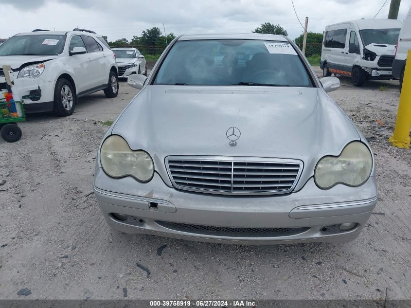 WDBRF61J93F383792 | 2003 MERCEDES-BENZ C 240