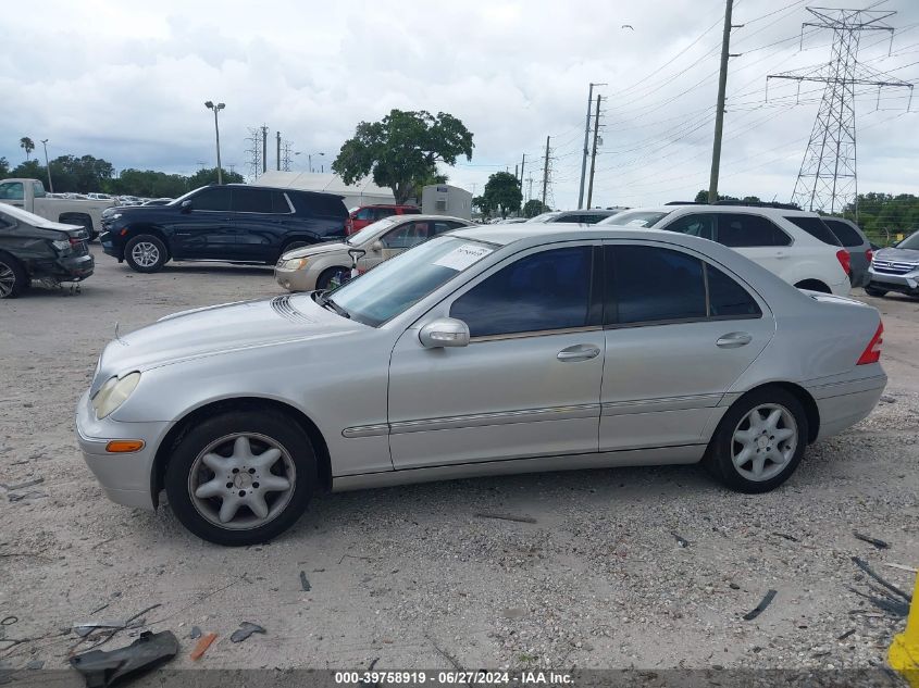 WDBRF61J93F383792 | 2003 MERCEDES-BENZ C 240