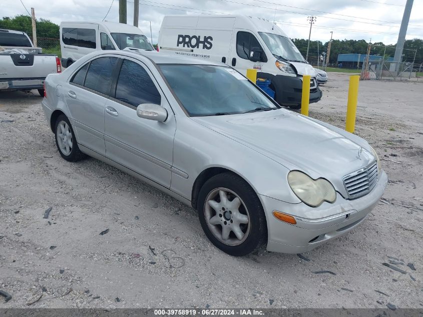 WDBRF61J93F383792 | 2003 MERCEDES-BENZ C 240