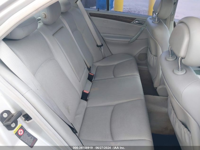 2003 Mercedes-Benz C 240 VIN: WDBRF61J93F383792 Lot: 39758919