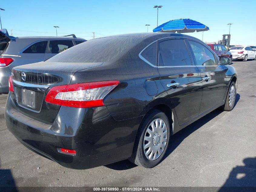 2015 Nissan Sentra S VIN: 3N1AB7AP1FY298787 Lot: 39758950