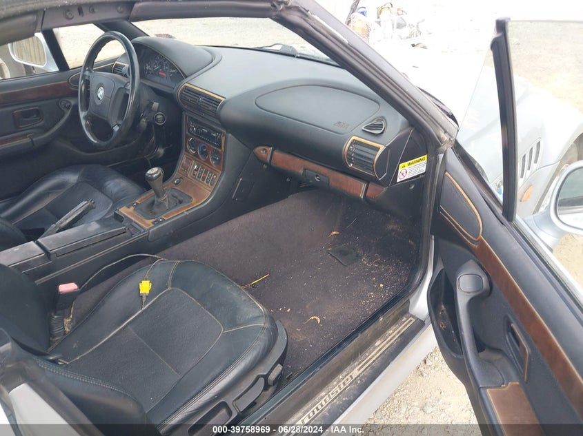 1996 BMW Z3 1.9 VIN: 4USCH7329TLB67971 Lot: 39758969