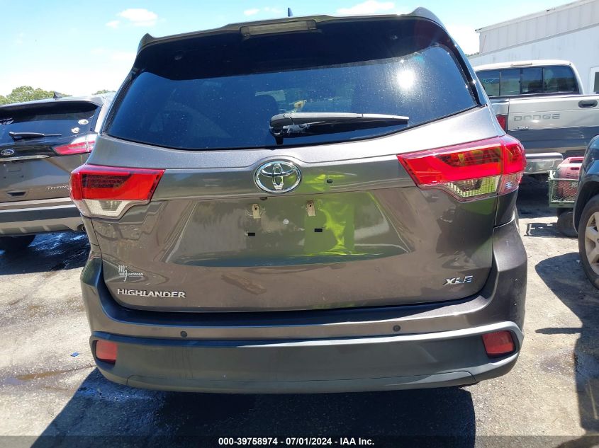 2018 Toyota Highlander Xle VIN: 5TDKZRFH2JS528797 Lot: 39758974