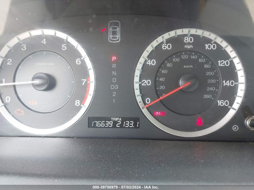 2009 Honda Accord Lxp VIN: 1HGCP26449A108113 Lot: 39758979