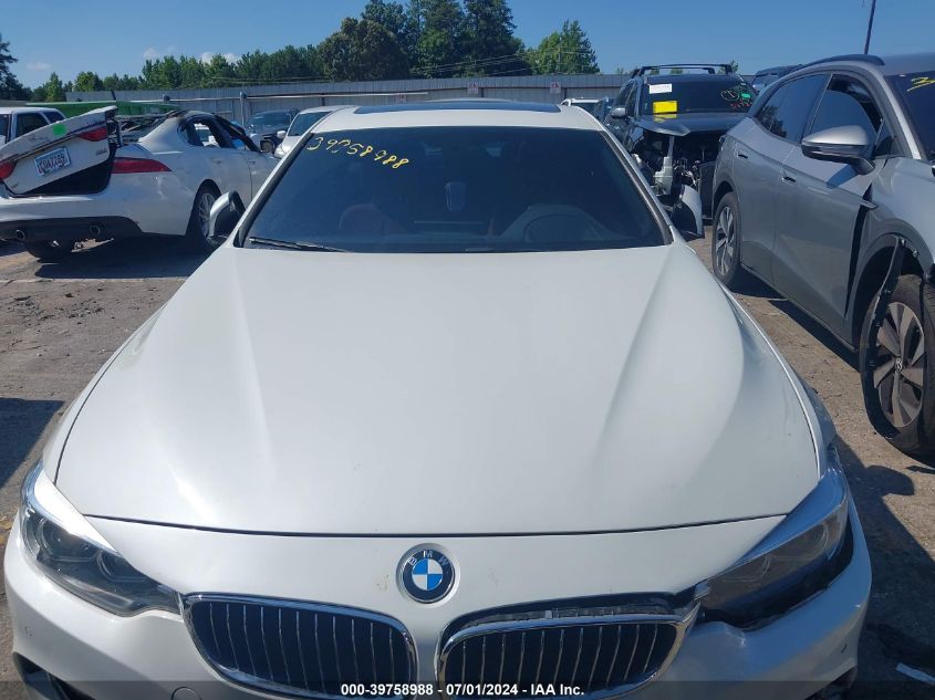 2019 BMW 430I Gran Coupe VIN: WBA4J1C5XKBM17853 Lot: 39758988