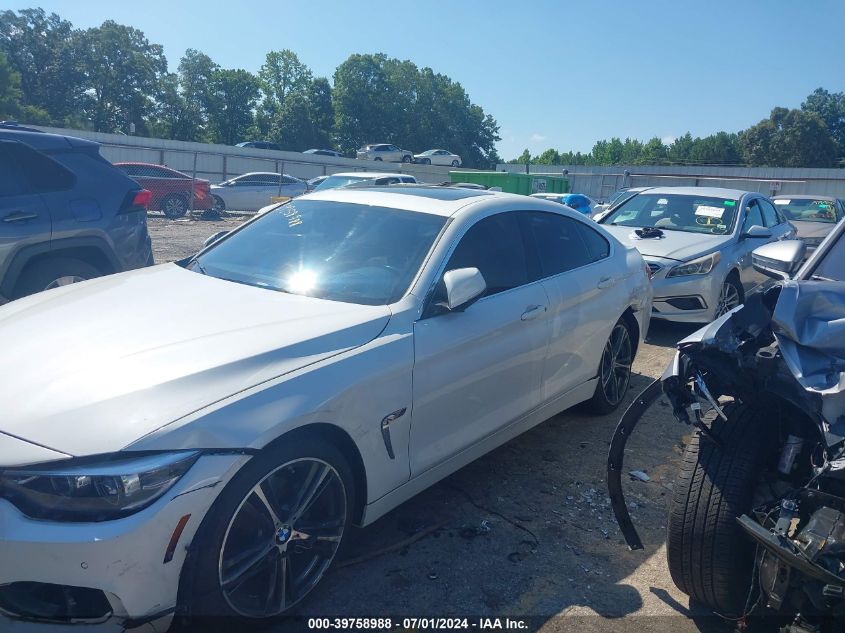 2019 BMW 430I Gran Coupe VIN: WBA4J1C5XKBM17853 Lot: 39758988