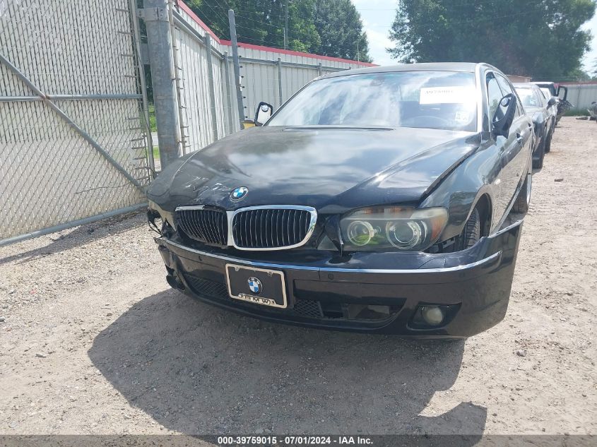 WBAHN83527DT68254 2007 BMW 750Li