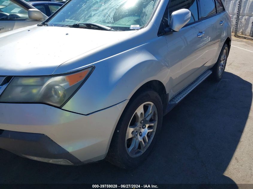 2008 Acura Mdx Technology Package VIN: 2HNYD28608H554460 Lot: 39759028
