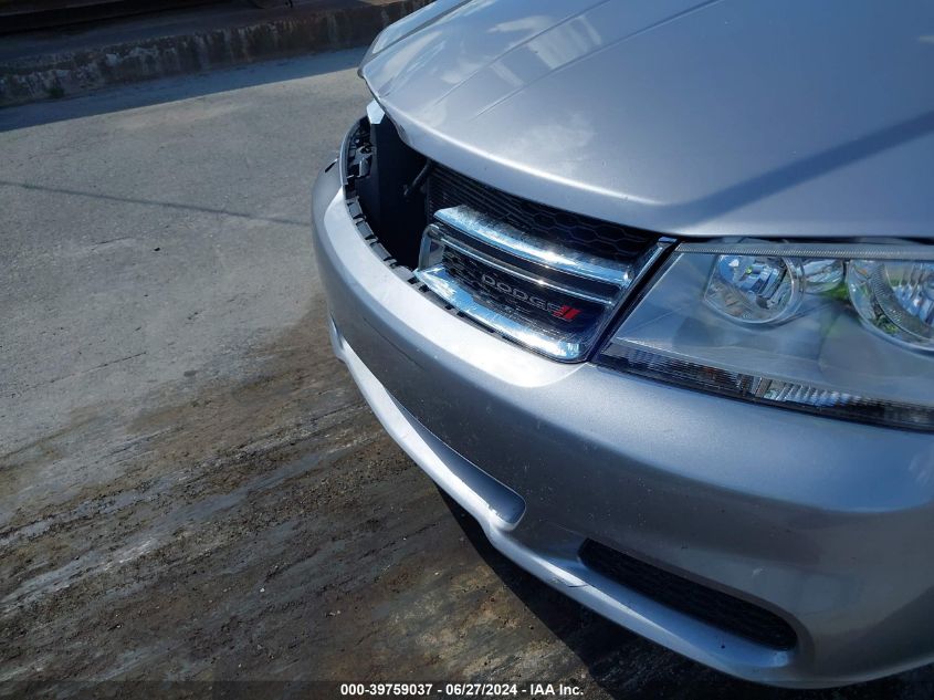 2013 Dodge Avenger Se VIN: 1C3CDZAB8DN605256 Lot: 39759037