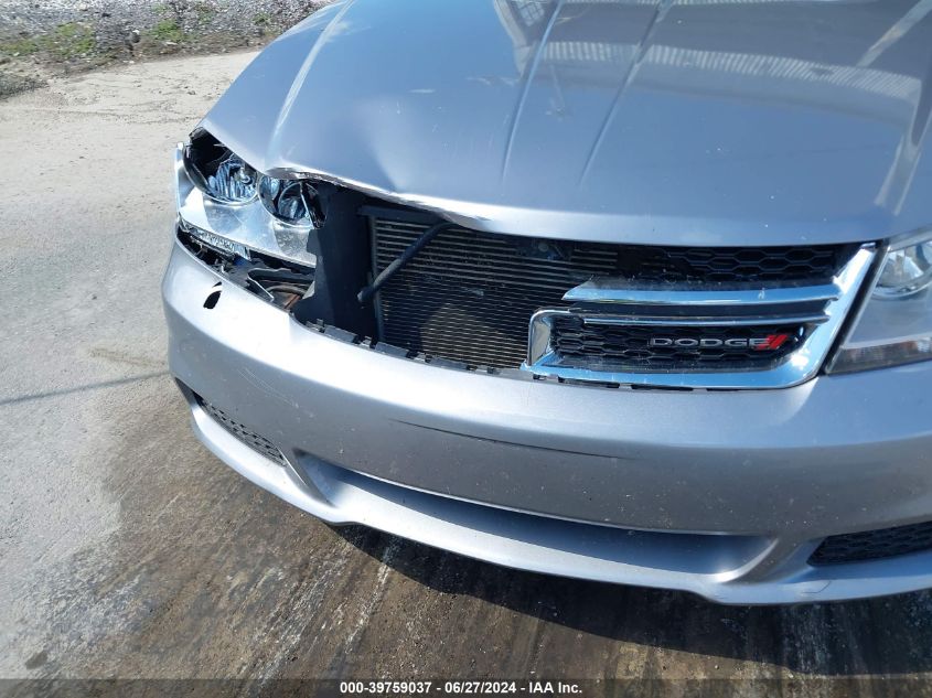 2013 Dodge Avenger Se VIN: 1C3CDZAB8DN605256 Lot: 39759037