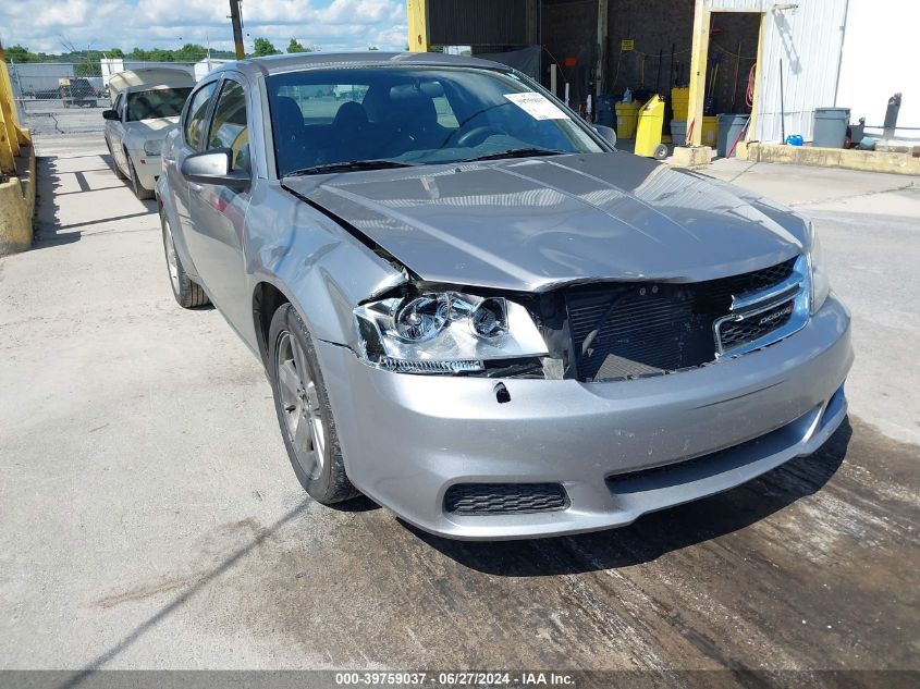 2013 Dodge Avenger Se VIN: 1C3CDZAB8DN605256 Lot: 39759037