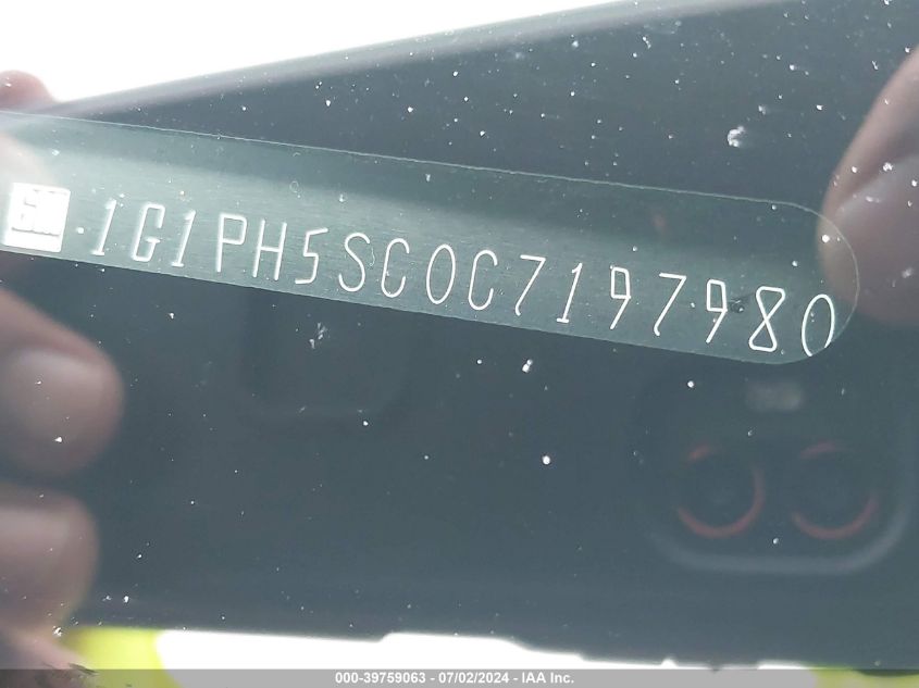 2012 Chevrolet Cruze Ltz VIN: 1G1PH5SC0C7197980 Lot: 39759063