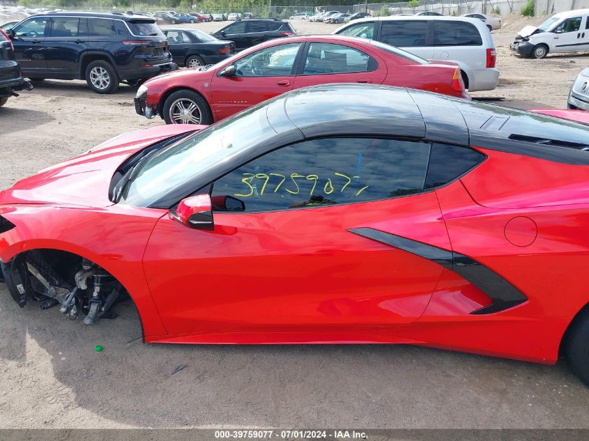 2021 Chevrolet Corvette Stingray Rwd 1Lt VIN: 1G1YA2D48M5124561 Lot: 39759077