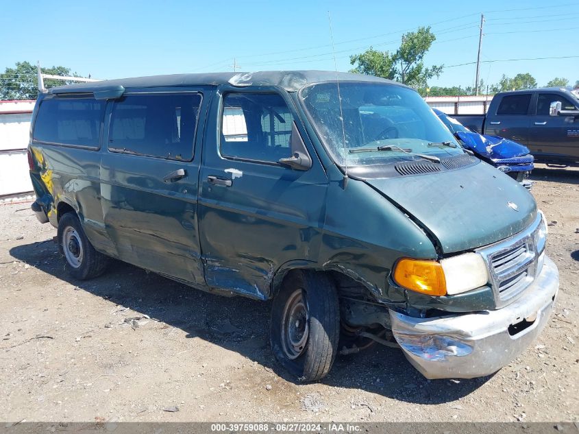 2000 Dodge Ram Wagon 2500 VIN: 2B4JB25Y8YK157047 Lot: 39759088