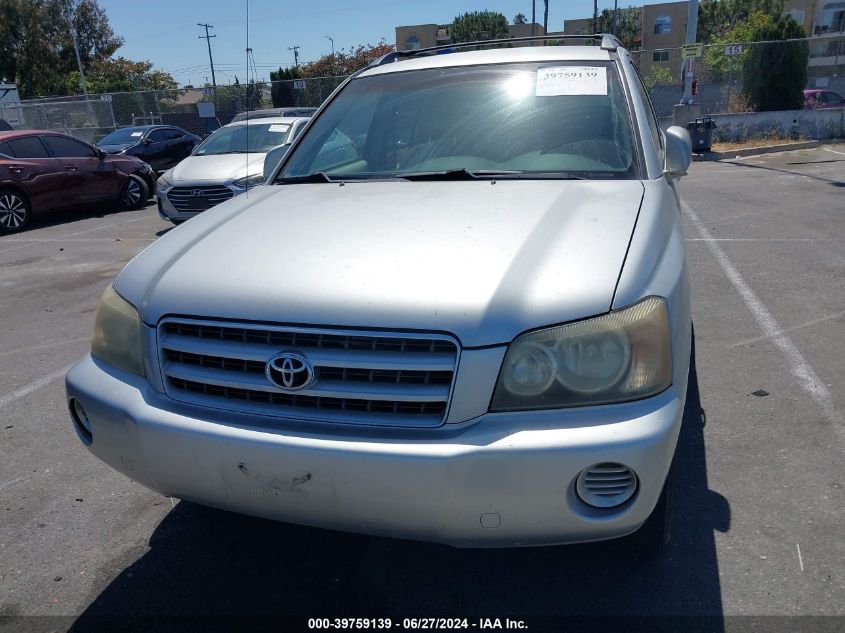 2002 Toyota Highlander VIN: JTEGD21A720039379 Lot: 39759139
