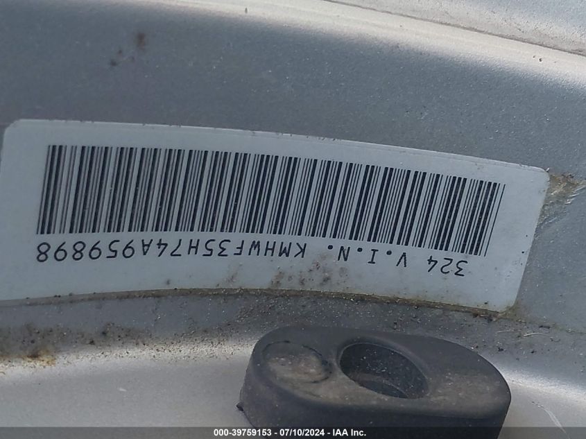 2004 Hyundai Sonata Gls/Lx VIN: KMHWF35H74A959898 Lot: 39759153