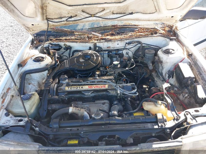 1989 Toyota Corolla Dlx VIN: JT2AE92E8K3219270 Lot: 39759162