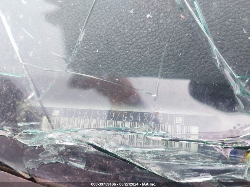 2007 GMC Sierra 1500 Sle1 VIN: 3GTEK13307G548291 Lot: 39759186