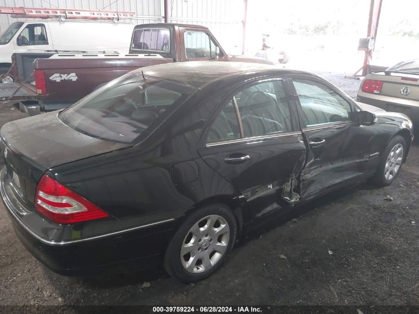 2005 Mercedes-Benz C 320 Luxury 4Matic VIN: WDBRF84J25F672023 Lot: 39759224