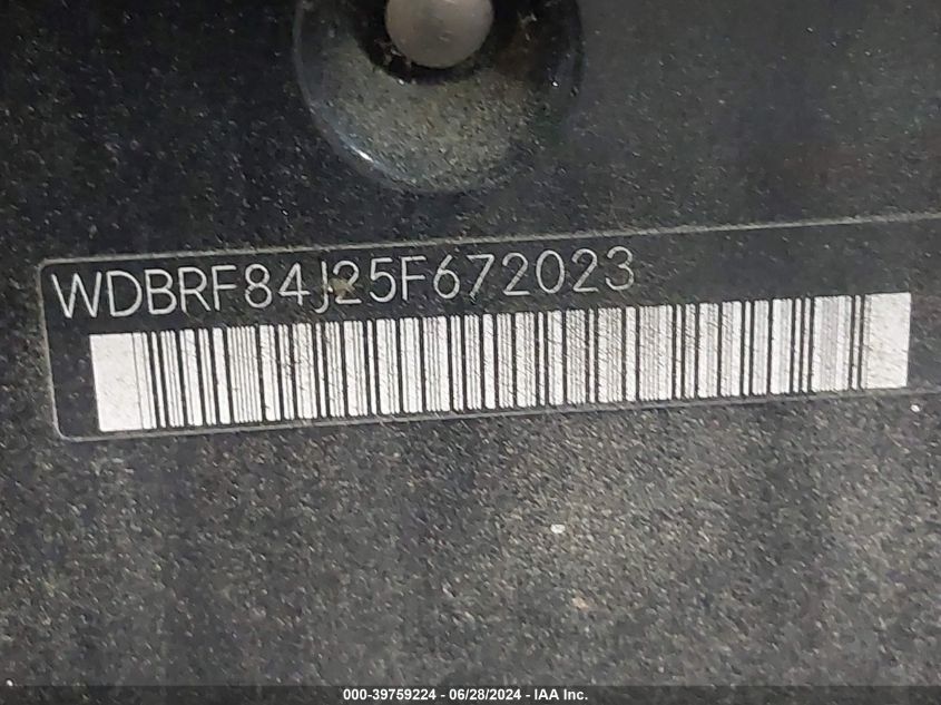 2005 Mercedes-Benz C 320 Luxury 4Matic VIN: WDBRF84J25F672023 Lot: 39759224