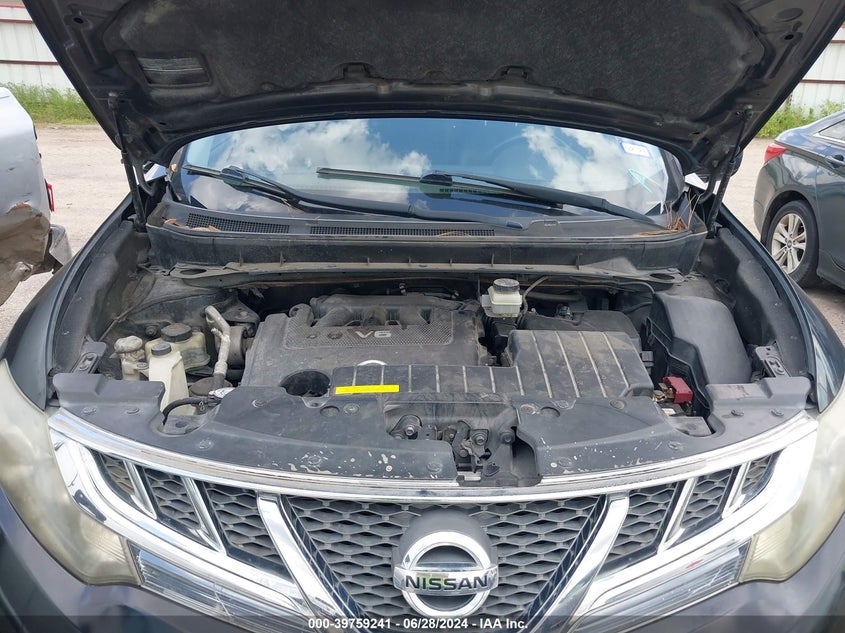 2011 Nissan Murano Sl VIN: JN8AZ1MU7BW058477 Lot: 39759241