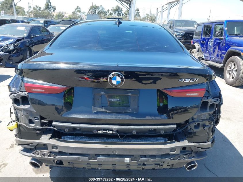 2021 BMW 430I VIN: WBA53AP08MCF96715 Lot: 39759262