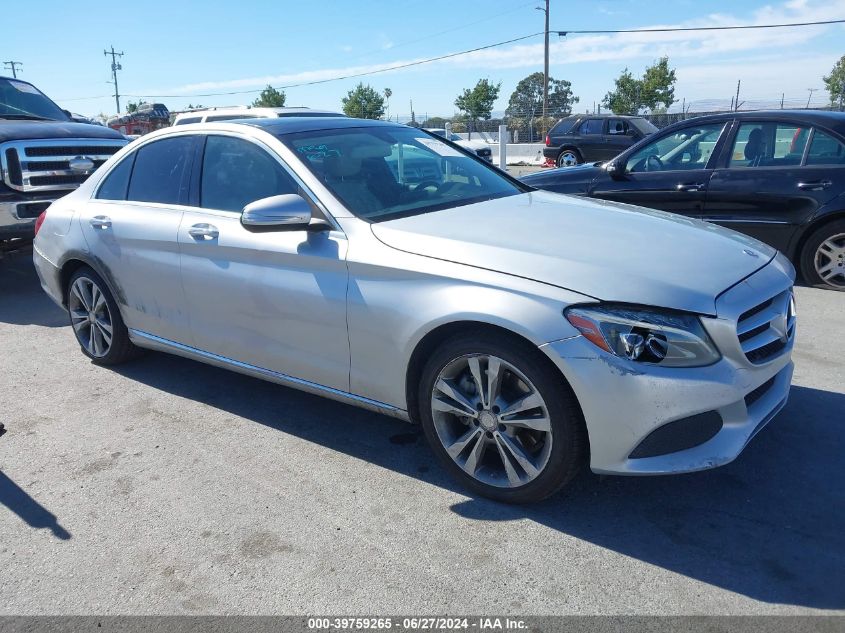 55SWF4KB9FU022523 2015 MERCEDES-BENZ C CLASS - Image 1