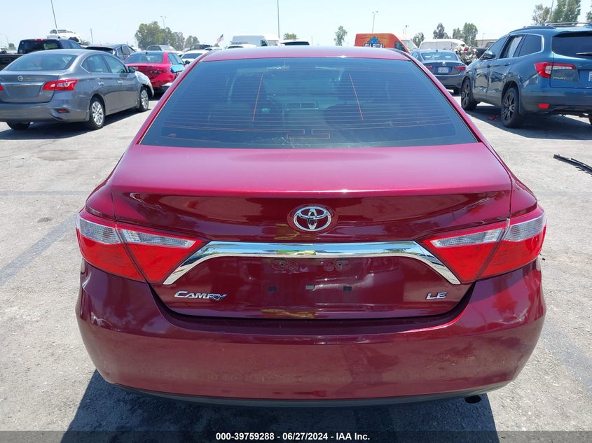 2016 Toyota Camry Le/Xle/Se/Xse VIN: 4T1BF1FK0GU527119 Lot: 39759288