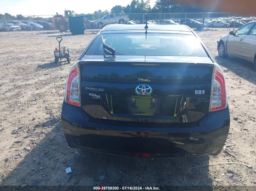 2015 Toyota Prius Two VIN: JTDKN3DU5F0396007 Lot: 39759300