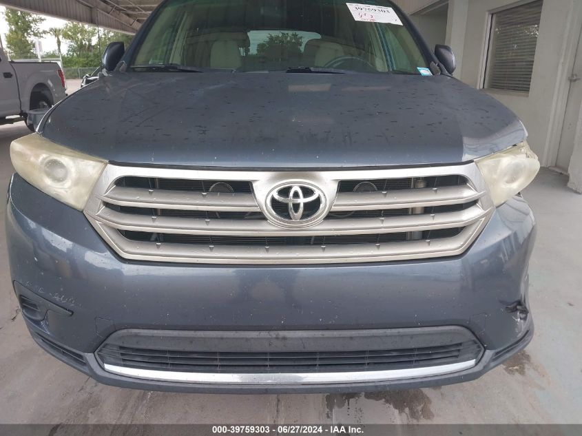 2012 Toyota Highlander Base V6 VIN: 5TDZK3EHXCS075677 Lot: 39759303