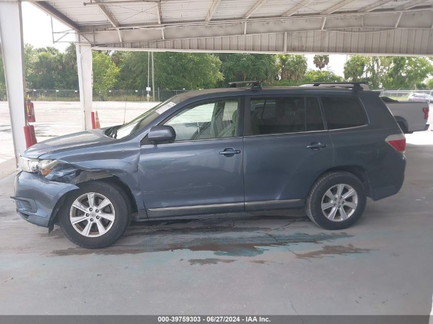 2012 Toyota Highlander Base V6 VIN: 5TDZK3EHXCS075677 Lot: 39759303