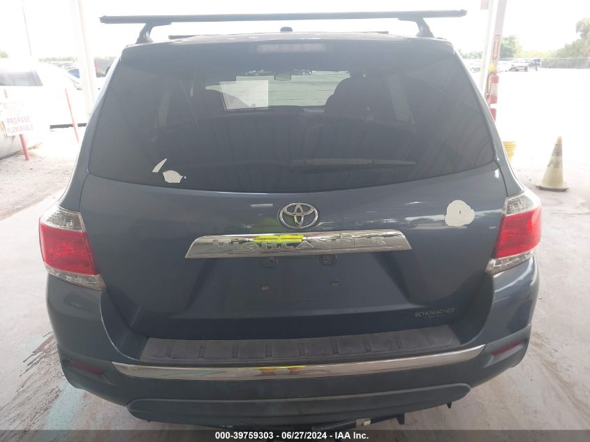 2012 Toyota Highlander Base V6 VIN: 5TDZK3EHXCS075677 Lot: 39759303