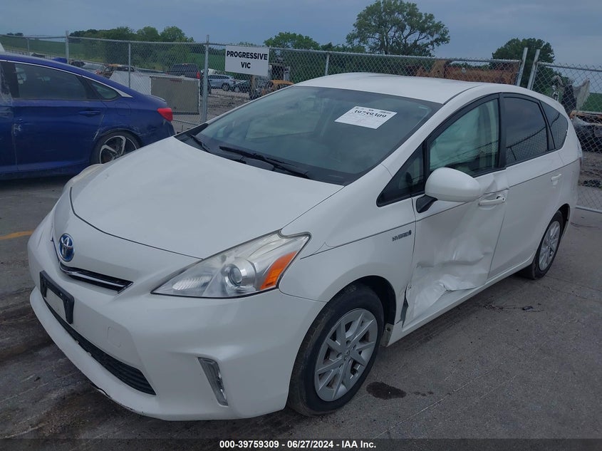 2012 Toyota Prius V Two VIN: JTDZN3EU8C3087381 Lot: 39759309