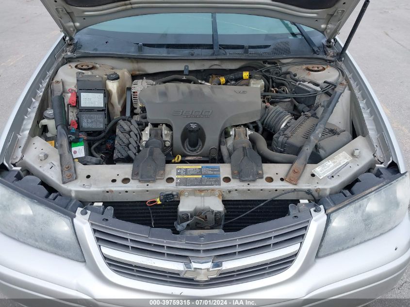 2005 Chevrolet Impala Ls VIN: 2G1WH52K459191782 Lot: 39759315