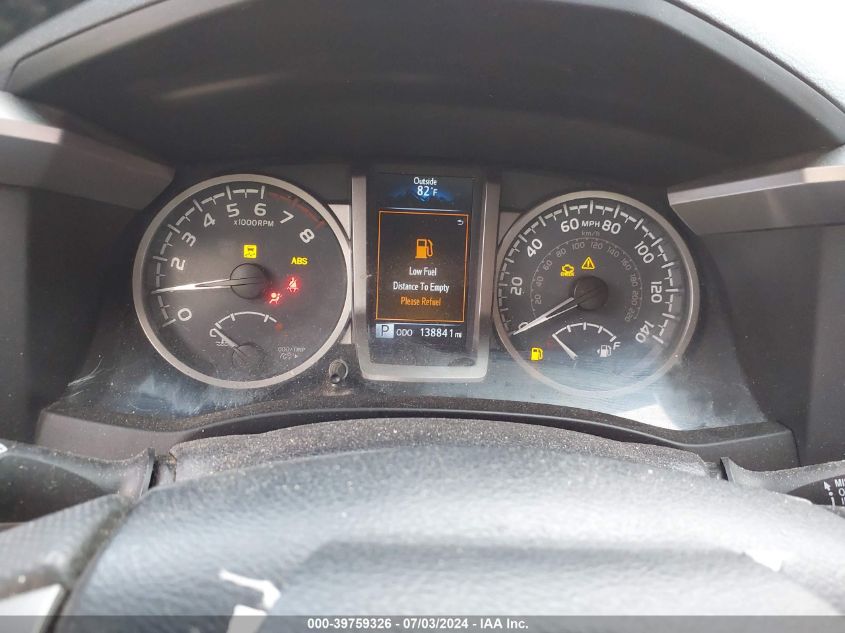 2016 Toyota Tacoma Dbl Cab/Sr/Sr5/Trd Spt/Or VIN: 5TFCZ5AN9GX003572 Lot: 39759326