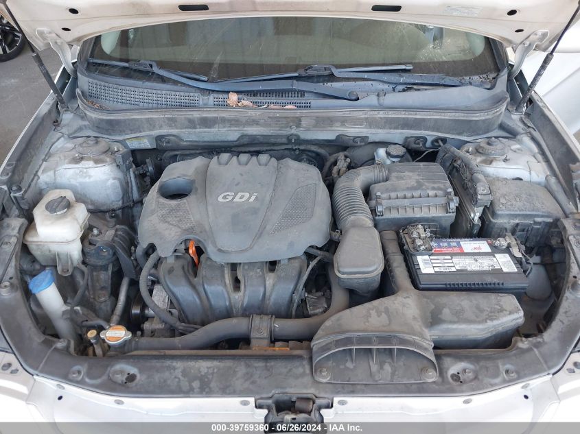 2013 Hyundai Sonata Gls VIN: 5NPEB4AC5DH509087 Lot: 39759360