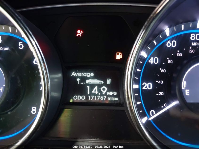 2013 Hyundai Sonata Gls VIN: 5NPEB4AC5DH509087 Lot: 39759360