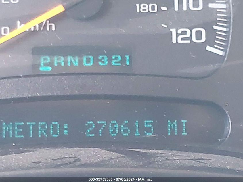 2005 Chevrolet Suburban 1500 Lt VIN: 3GNEC16Z15G225840 Lot: 39759380