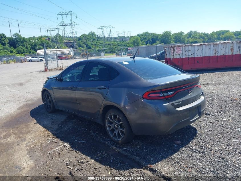 1C3CDFBB9FD116340 2015 Dodge Dart Sxt