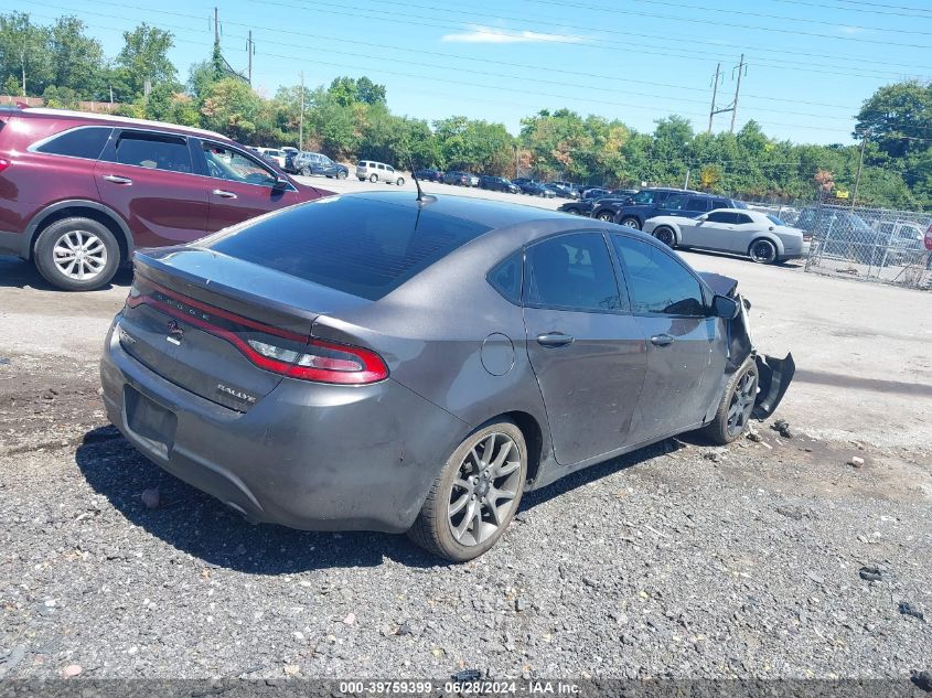 2015 Dodge Dart Sxt VIN: 1C3CDFBB9FD116340 Lot: 39759399