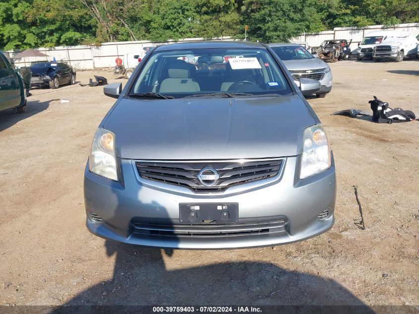 2011 Nissan Sentra 2.0S VIN: 3N1AB6AP9BL687338 Lot: 39759403