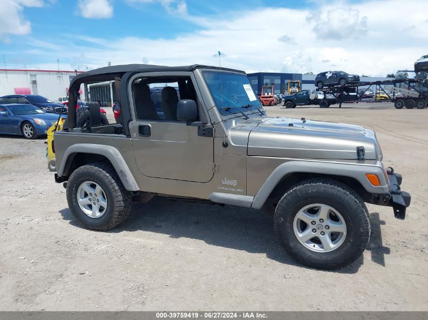 2005 Jeep Wrangler X VIN: 1J4FA39S35P337462 Lot: 39759419