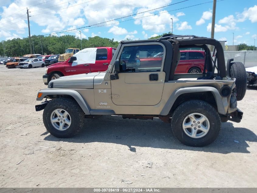 2005 Jeep Wrangler X VIN: 1J4FA39S35P337462 Lot: 39759419