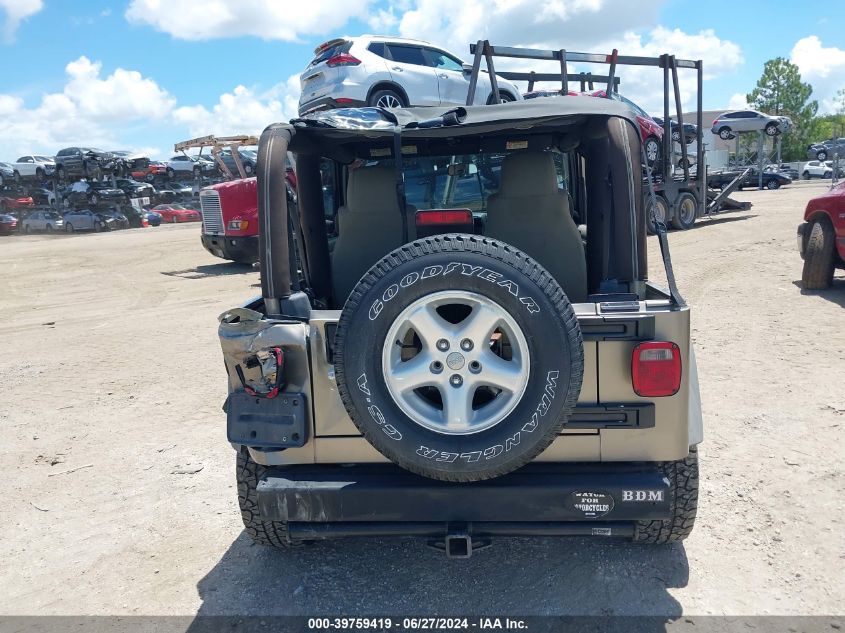 2005 Jeep Wrangler X VIN: 1J4FA39S35P337462 Lot: 39759419