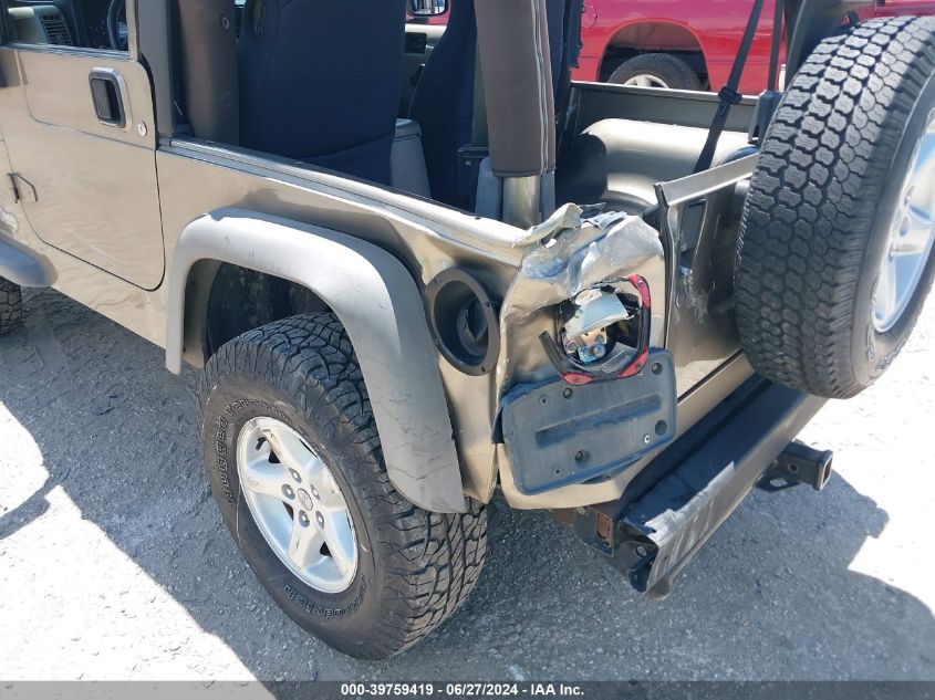 2005 Jeep Wrangler X VIN: 1J4FA39S35P337462 Lot: 39759419