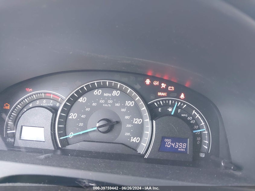 2013 Toyota Camry Le VIN: 4T4BF1FK4DR312487 Lot: 39759442