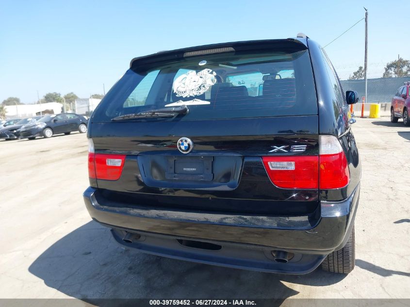 2004 BMW X5 3.0I VIN: 5UXFA135X4LU42162 Lot: 39759452