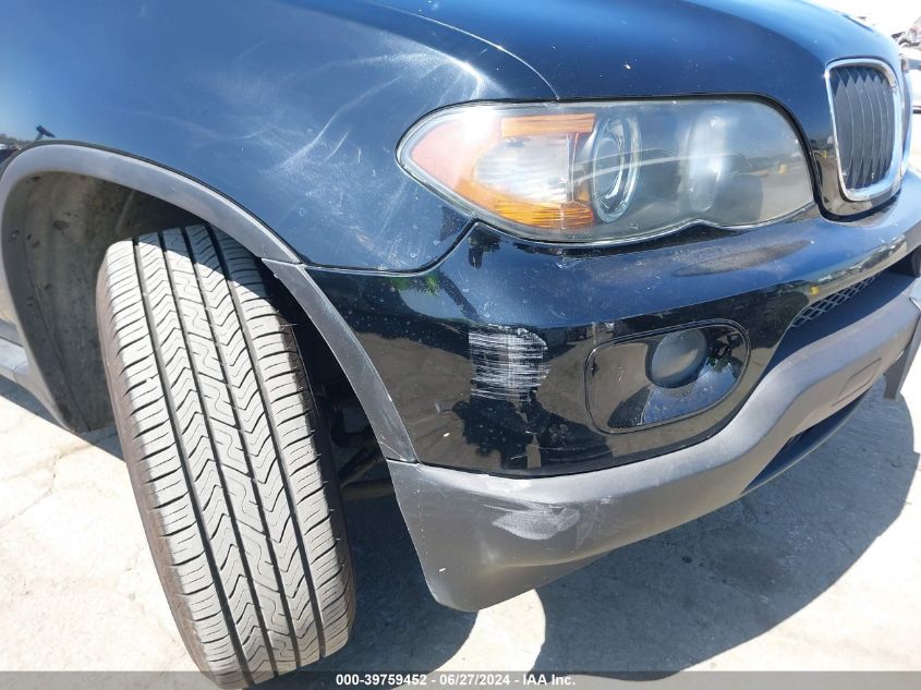 2004 BMW X5 3.0I VIN: 5UXFA135X4LU42162 Lot: 39759452
