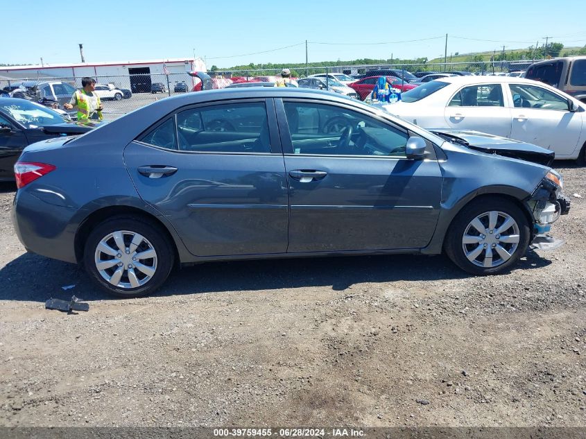 2016 Toyota Corolla L/Le/Le Pls/Prm/S/S Pls VIN: 2T1BURHE4GC733041 Lot: 39759455