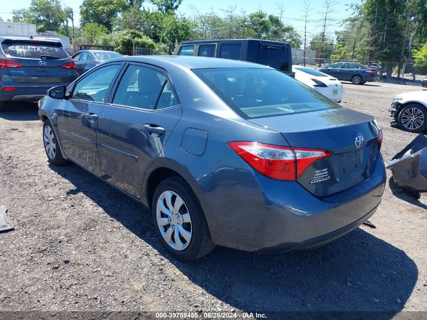 2016 Toyota Corolla L/Le/Le Pls/Prm/S/S Pls VIN: 2T1BURHE4GC733041 Lot: 39759455